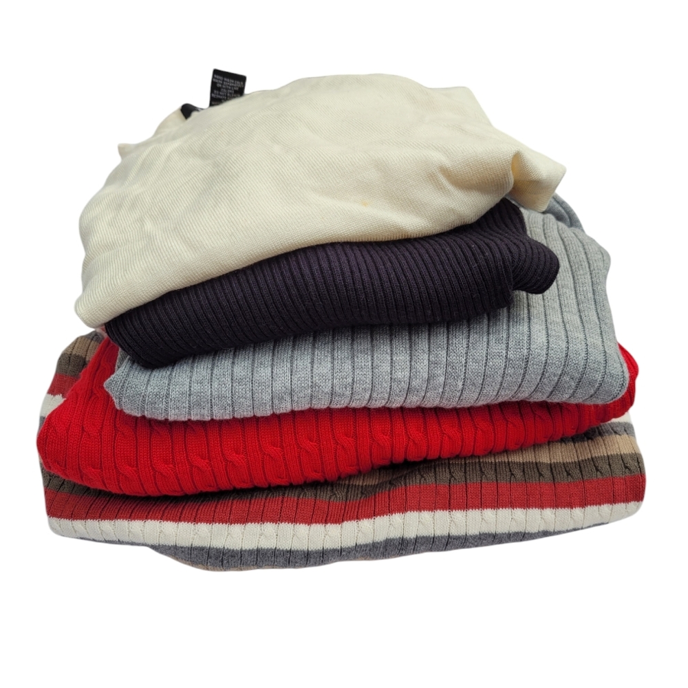 Vtg Women's Sweaters Lot 5 L